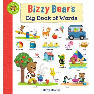 Bizzy Bear's Big Book of Words - (Board Book) | Target