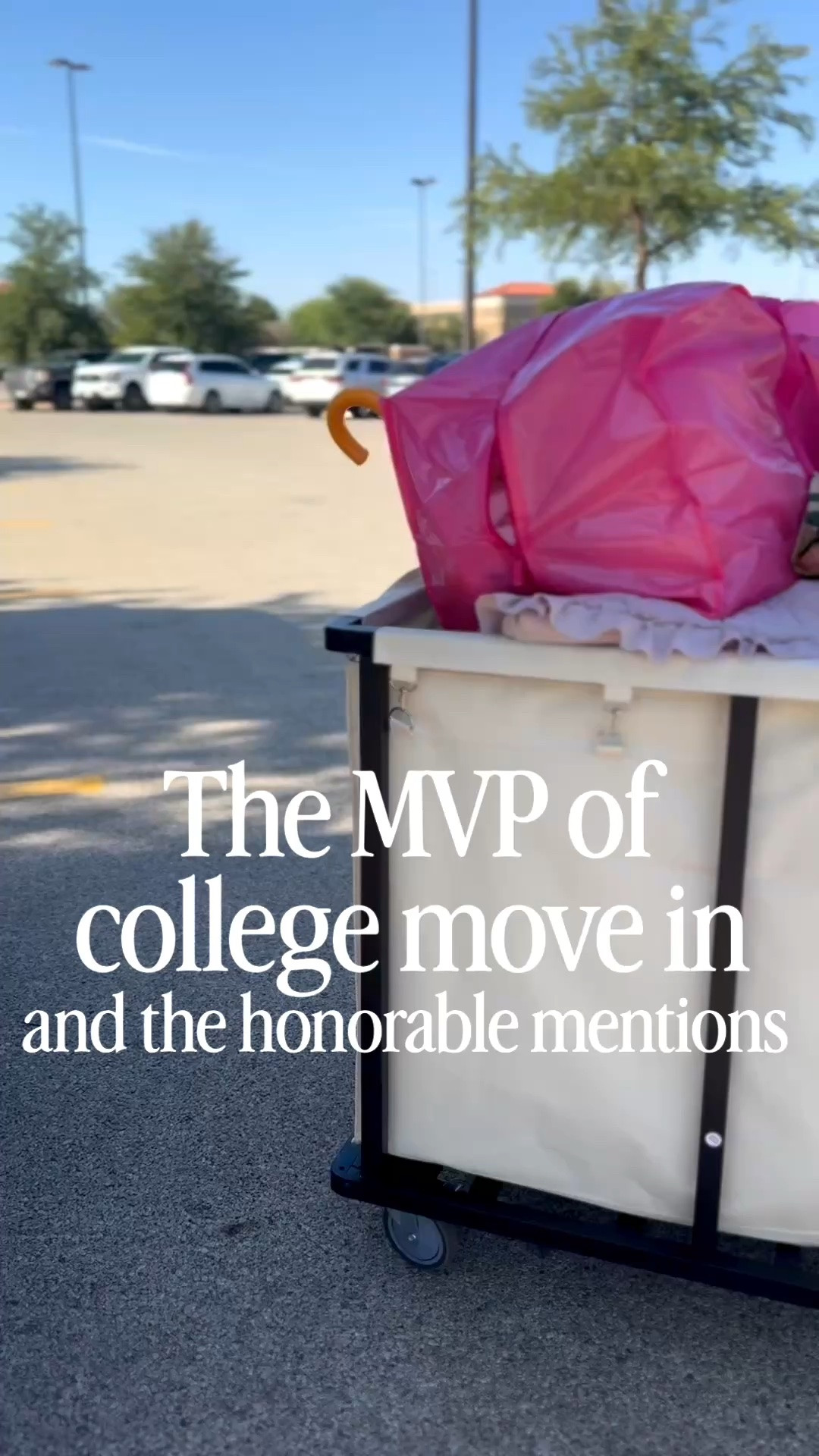 This rolling cart was the ultimate MVP of college move in! We didn’t have to borrow the college’s and we could take our time. A 10/10 recommend if you are moving a kid to college. We also LOVED the big dorm packing bags! 

We also used the heck out of our collapsible wagon. The best!

It made the entire process stress free and dare I say easy?!

#LTKmomlife #LTKdayinmylife #LTKOver40