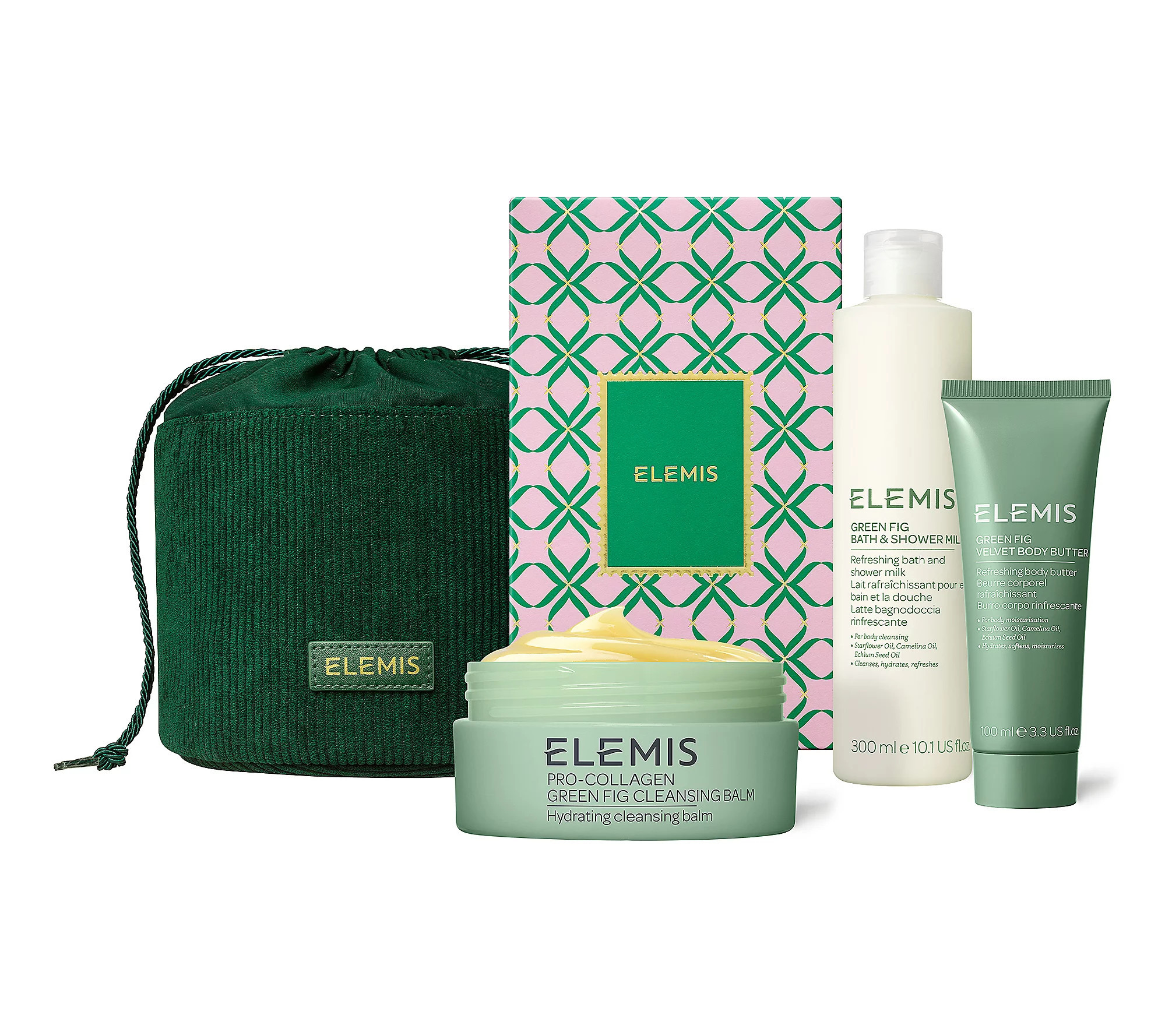 ELEMIS Pro-Collagen Green Fig Luxury Face & Body Gift Set | QVC