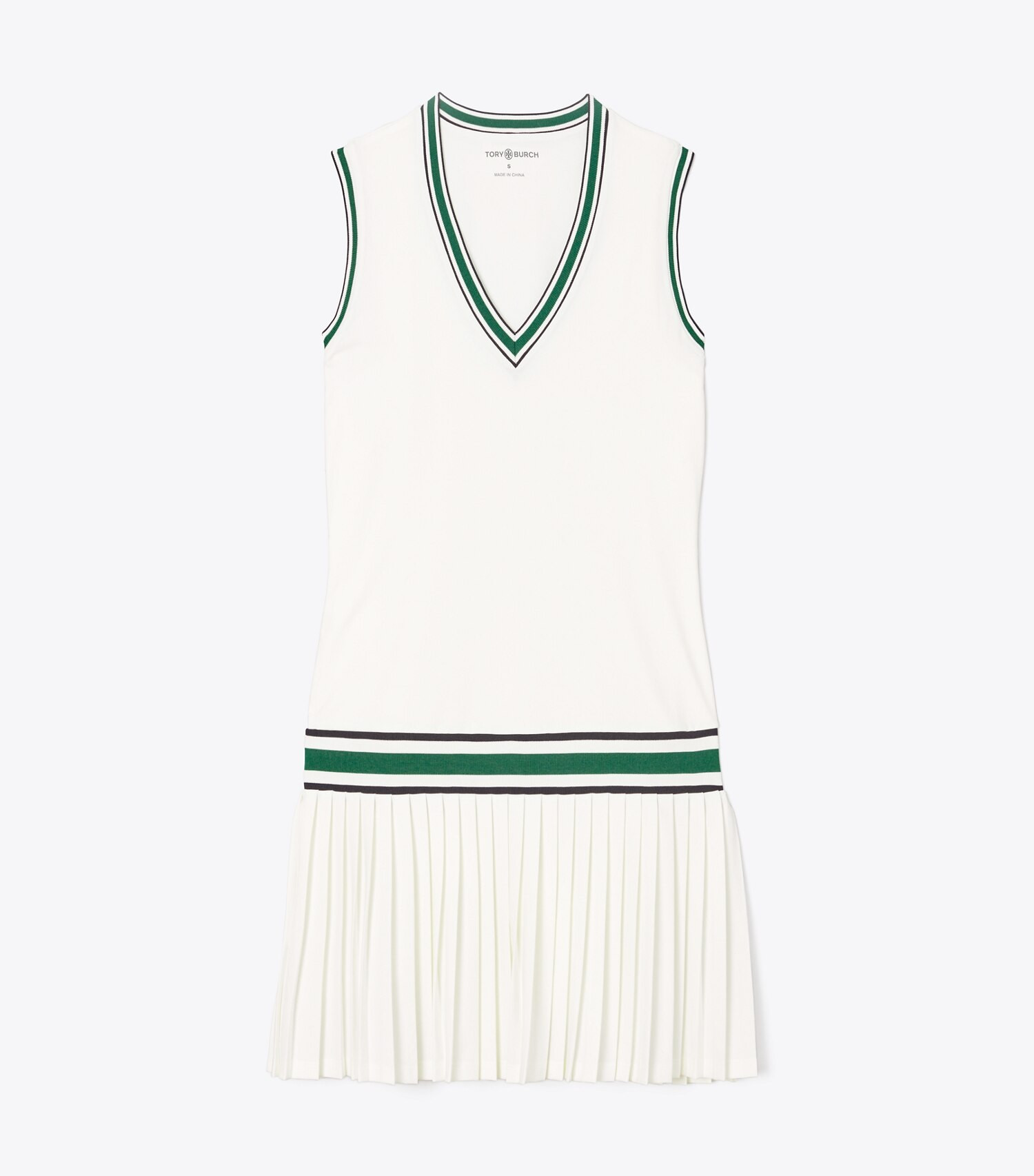 Performance V-Neck Tennis Dress: Women's Designer Dresses | Tory Sport | Tory Burch (US)