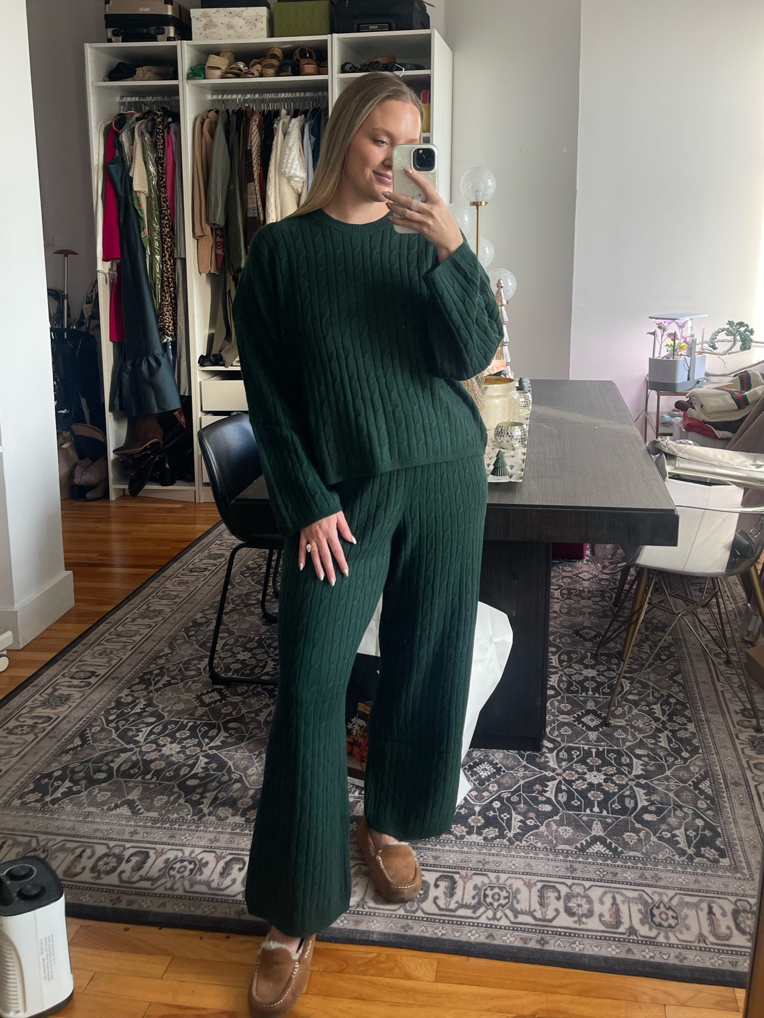 Matching cable knit sweater sets 50% off. Travel outfit, cozy outfit, work from home outfit 

#LTKFindsUnder100 #LTKSaleAlert #LTKCyberWeek