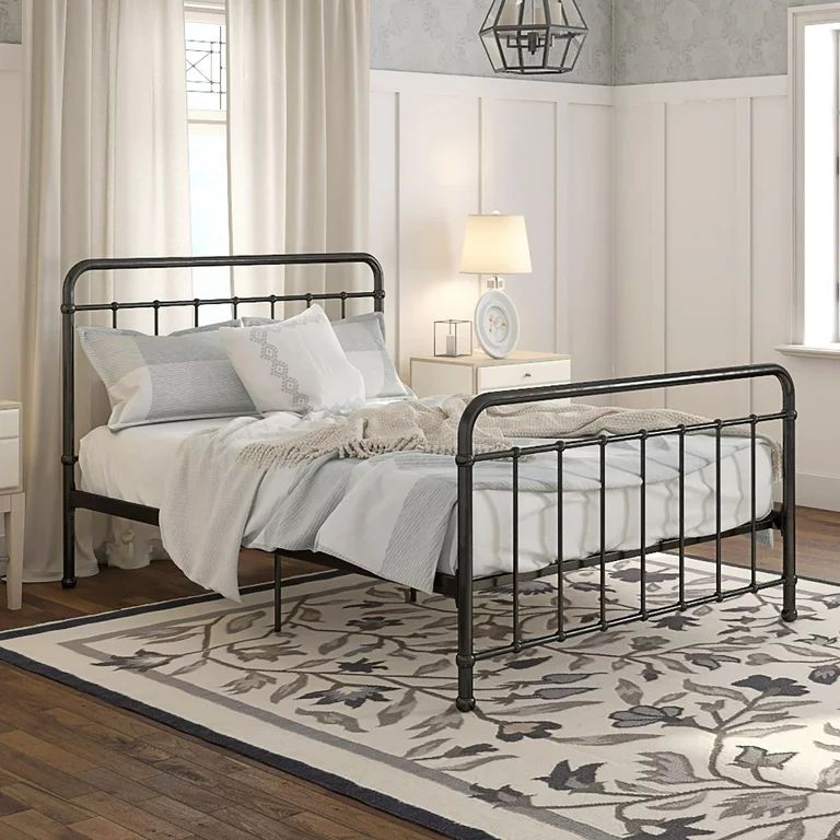 Better Homes & Gardens Kelsey Full Metal Bed, Black - Walmart.com | Walmart (US)