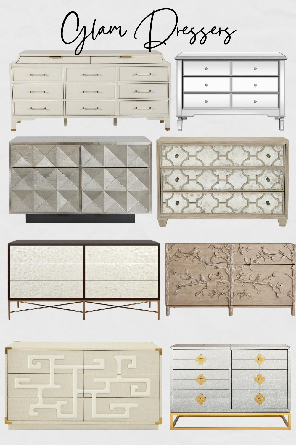 Glam Dressers for Bedroom, Hollywood Glam Dressers, Contemporary Glam Dressers, Classic Glam Dressers, Dressers for Glam Bedroom

#dressers #glamdressers #classicglamdressers #bedroomdressers  

 #LTKSpringSale #LTKHome #LTKSaleAlert