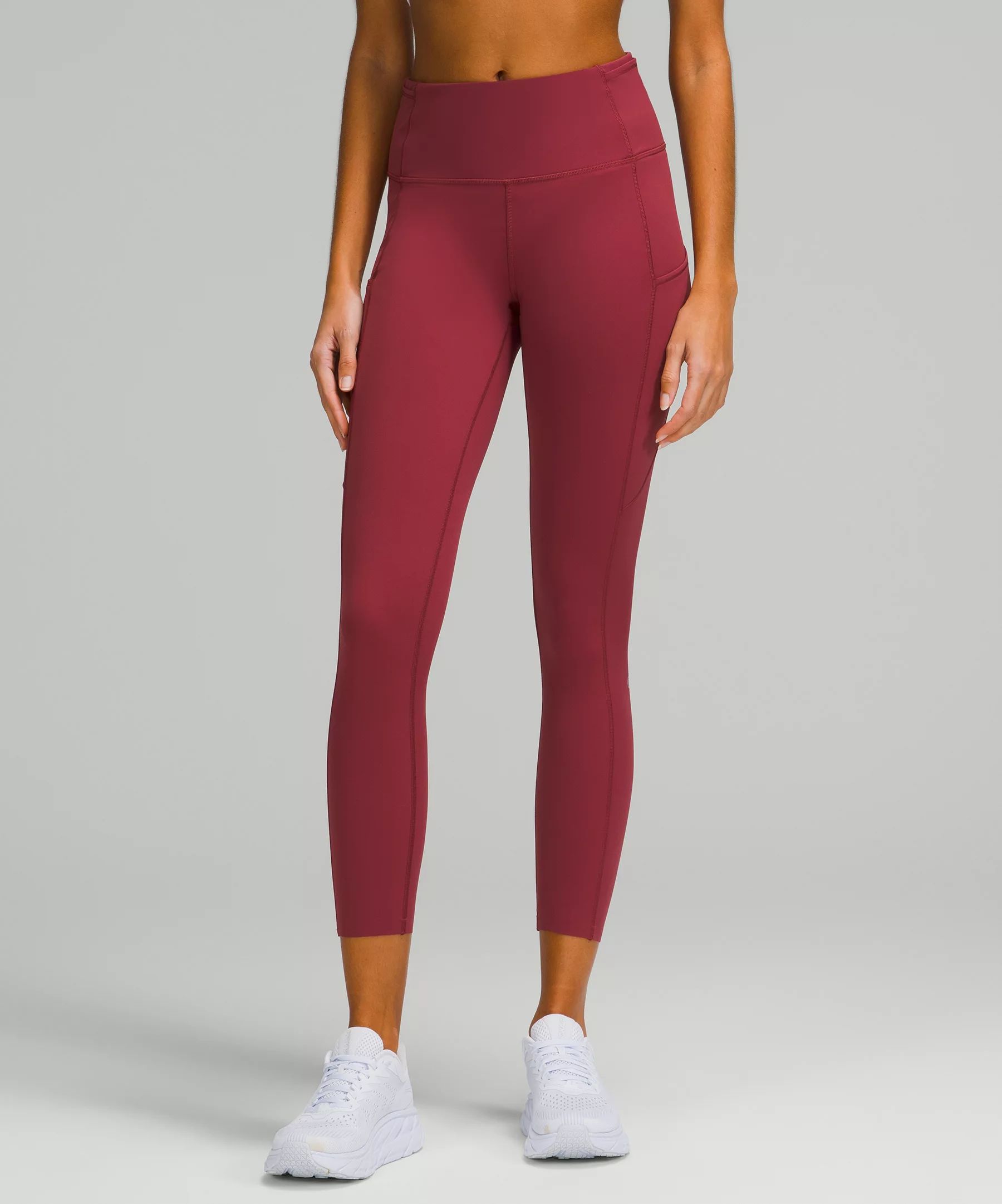 Fast and Free High-Rise Tight 25" Brushed Nulux | Lululemon (US)