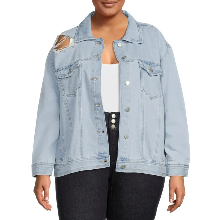 Celebrity Pink Juniors' Plus Size Boyfriend Jacket | Walmart (US)
