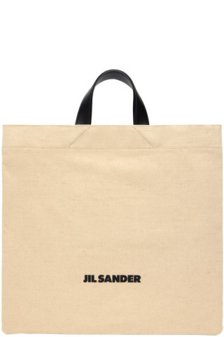 Jil Sander - Off-White Book Square Tote | SSENSE