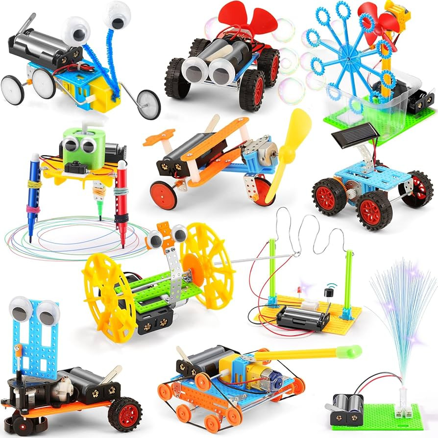 11 Set STEM Robotics Kit for Kids 6-8 8-12 Science Experiments Robot Building Kits STEM Toys for ... | Amazon (US)
