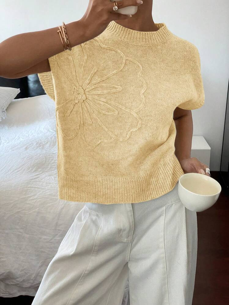 Siren Gaze Women's Summer Casual Solid Knit Top | SHEIN