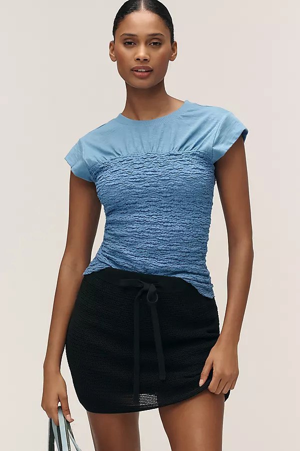 Smocked Muscle Top | Anthropologie (US)