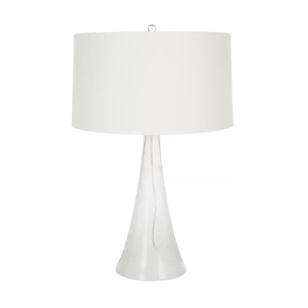 Iridescent Lea 28" Table Lamp With Light Gray Shade | Wayfair North America