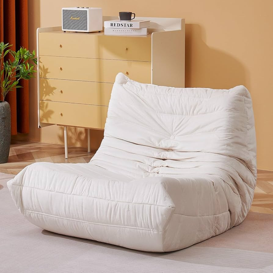 Bean Bag Chairs for Adults, Bean Bag Sofa - Adult Size with Soft Dutch Velvet Fabric Cover Design... | Amazon (US)