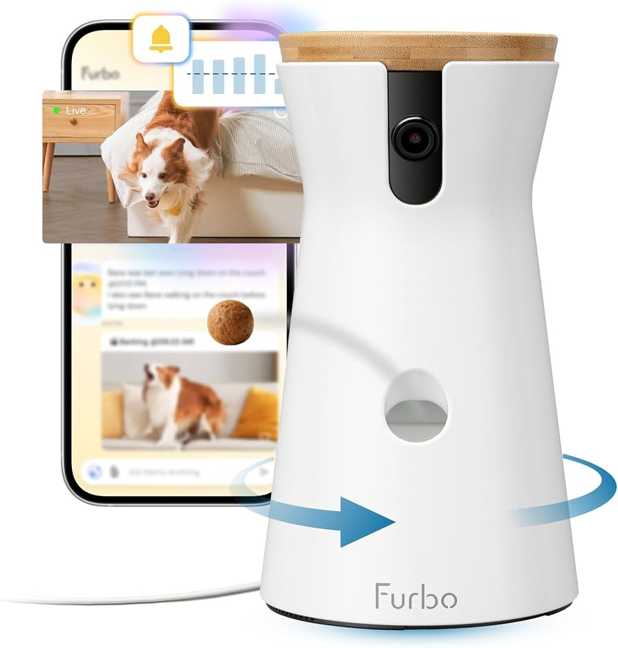Furbo 360\u00b0 Dog Camera [Subscription Required] Unlock w/Paid Plan: Home Security & Dog Safety... | Amazon (US)