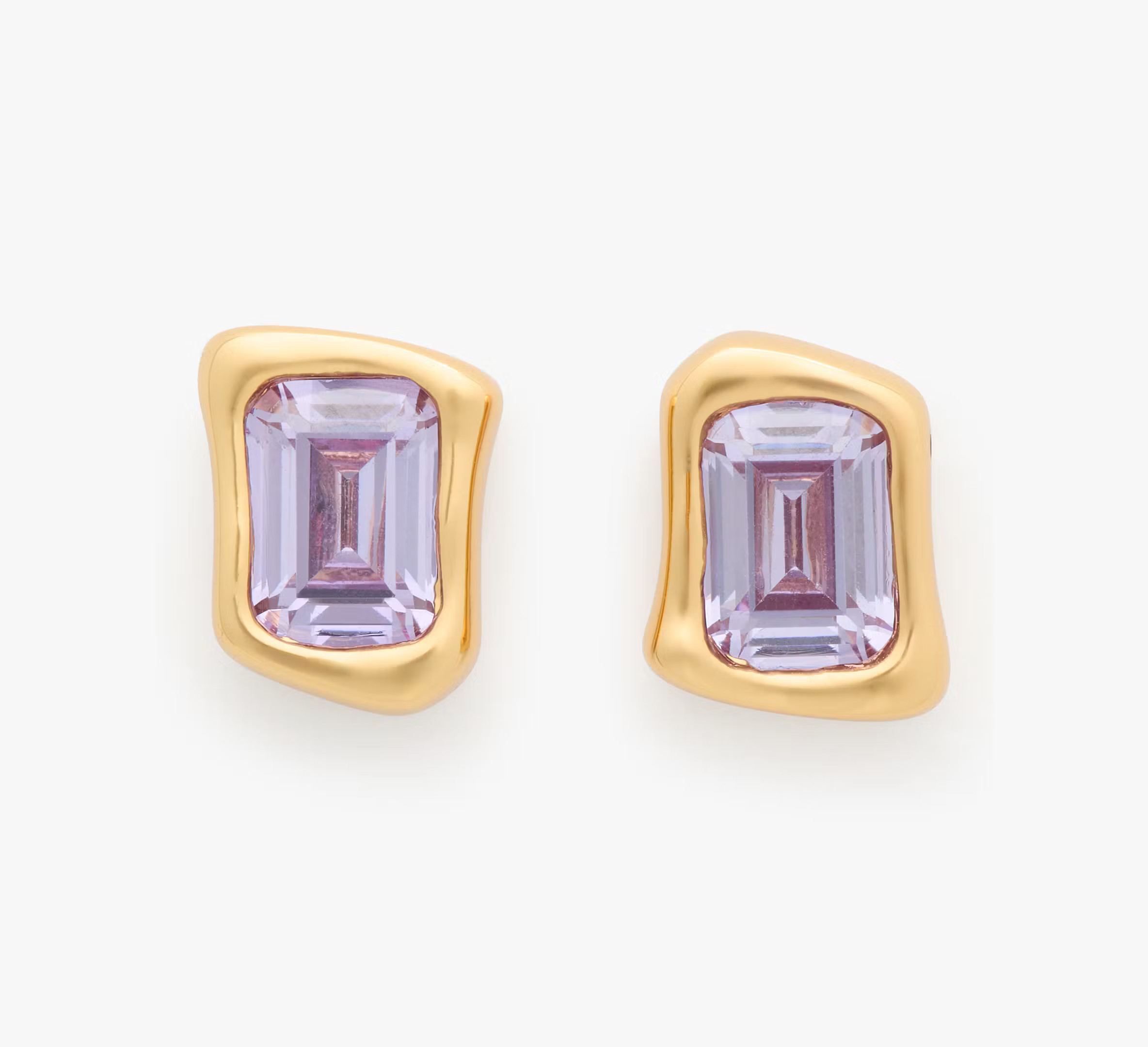 Kate Spade Molten Glass Studs, Light Amethyst | Kate Spade (US)