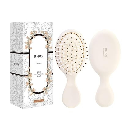 RHOS Mini Travel Hair Brush for Women/Men/Kids - Pocket Detangler Brush for Wet and Dry Hair - Tr... | Amazon (US)
