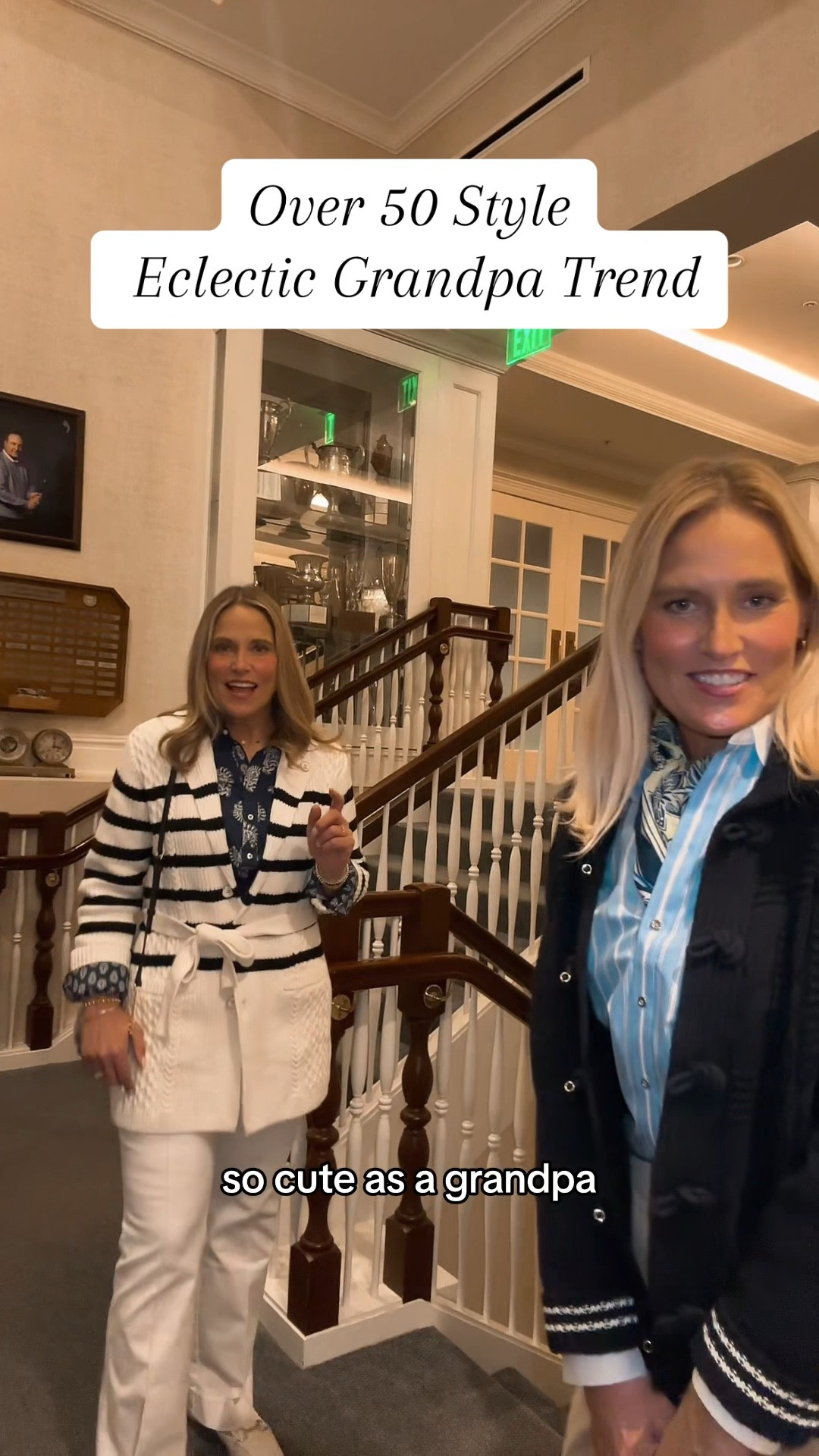 Eclectic Grandpa trend for our Talbots Tuesday! We actually love these looks! So great when you want to look unique and fun! Click link in bio to LTK for outfits! #over50style

#LTKmidsize #LTKstyletip #LTKover40