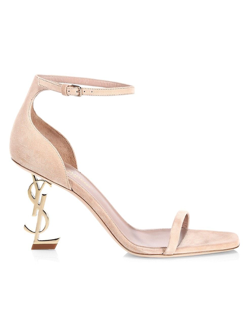 Saint Laurent Opyum Suede Sandals | Saks Fifth Avenue