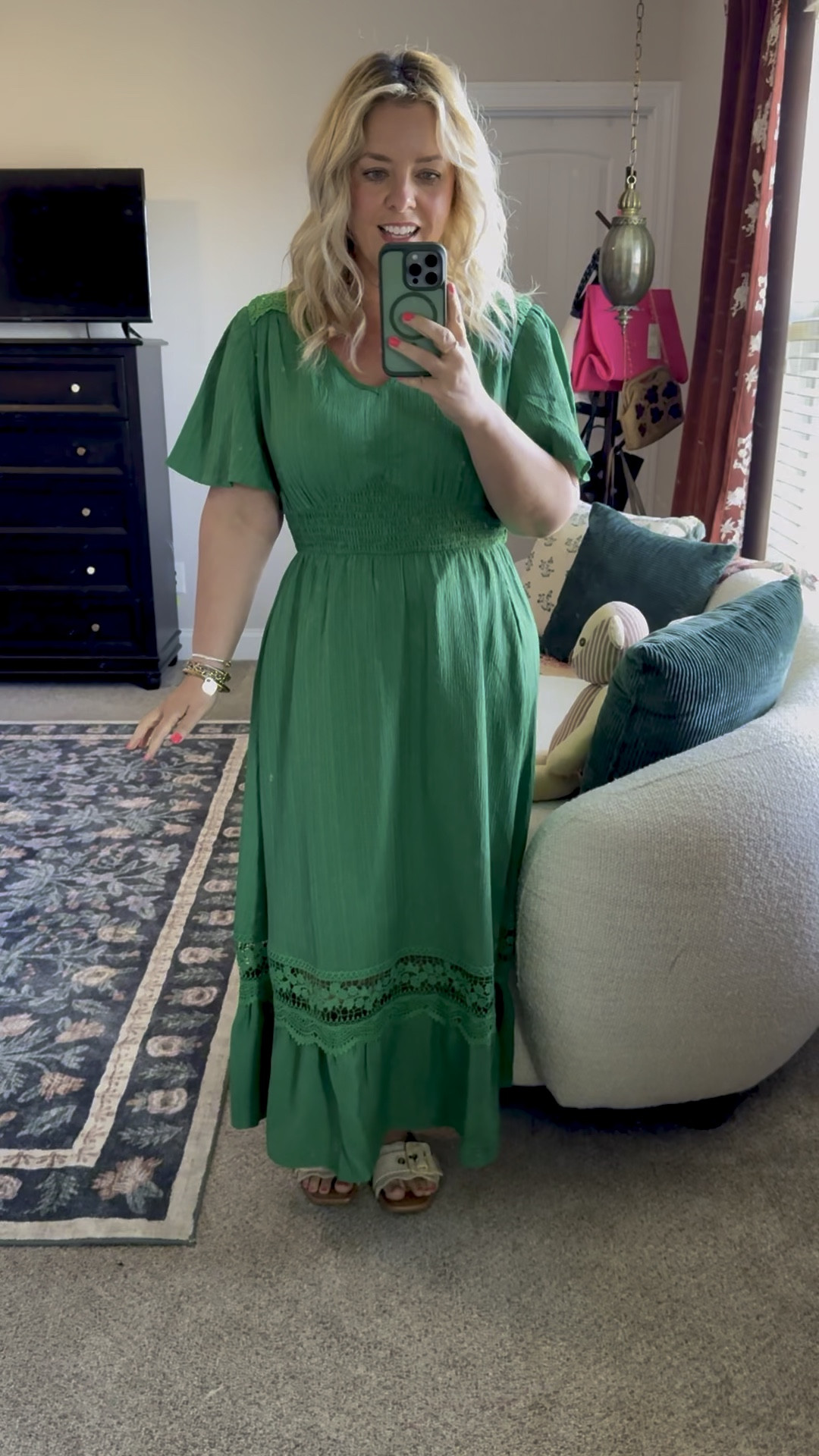 This short sleeve maxi dress could be easily dressed down with casual tennis shoes or up with heels & fun jewelry! I'm 5'2" so it's petite friendly too! I also added some of my other favs that I have & love from Bloomchic in case you want more to add to your cart! @Bloomchic 

 

#LTKOver40 #LTKMidsize #LTKPetite
