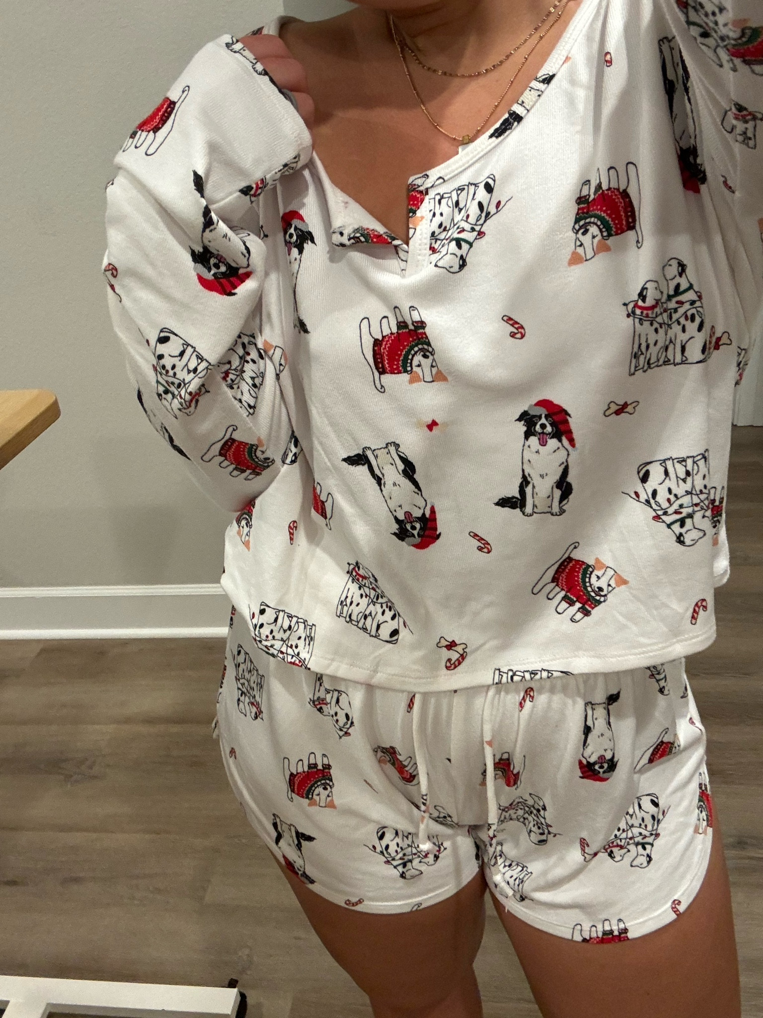 The same as the red bow pajamas, but with cutie little dogs 🥹🤍 

#LTKSeasonal #LTKGiftGuide #LTKHoliday