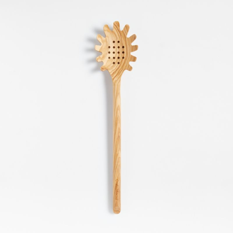 Crate & Barrel Olivewood Pasta Spoon + Reviews | Crate & Barrel | Crate & Barrel