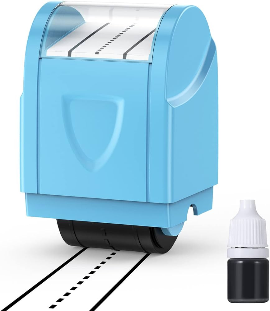 Dashed Handwriting Lines Practice Roller Stamp Parents and Teachers Roller Self-Inking Line Rolli... | Amazon (US)