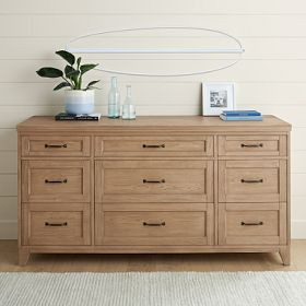 Hampton 9-Drawer Wide Dresser (63.5w x 21d") | Pottery Barn Teen