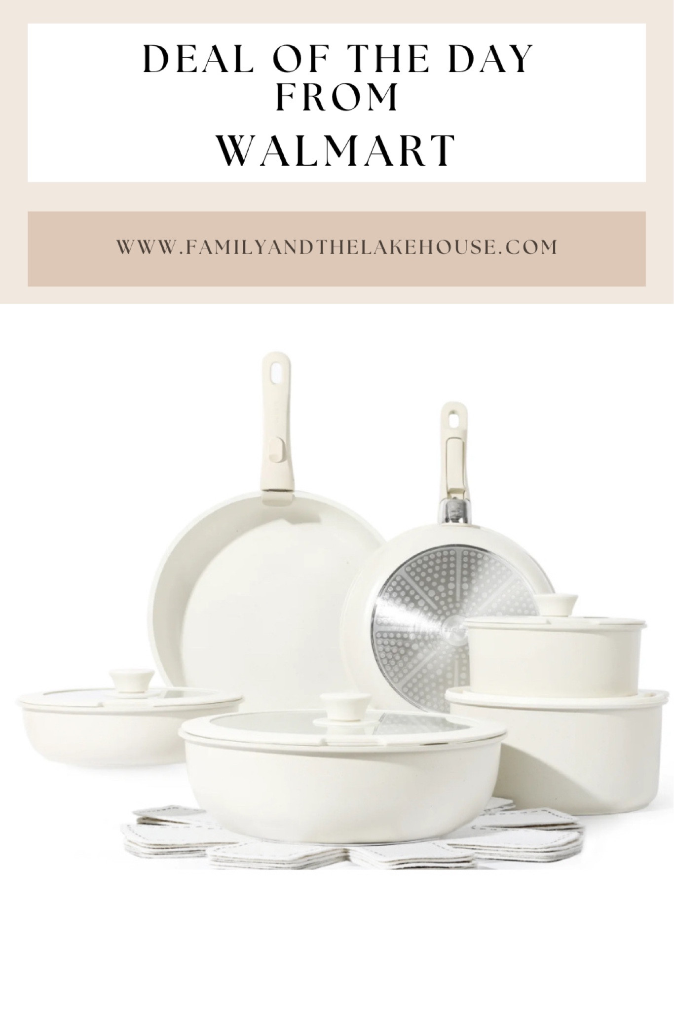 Walmart Deal of the Day!  Pot set with amazing reviews! 🧑‍🍳👩‍🍳

#LTKHoliday #LTKSeasonal