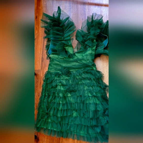 Justine mini dress (green color no magenta) | Poshmark