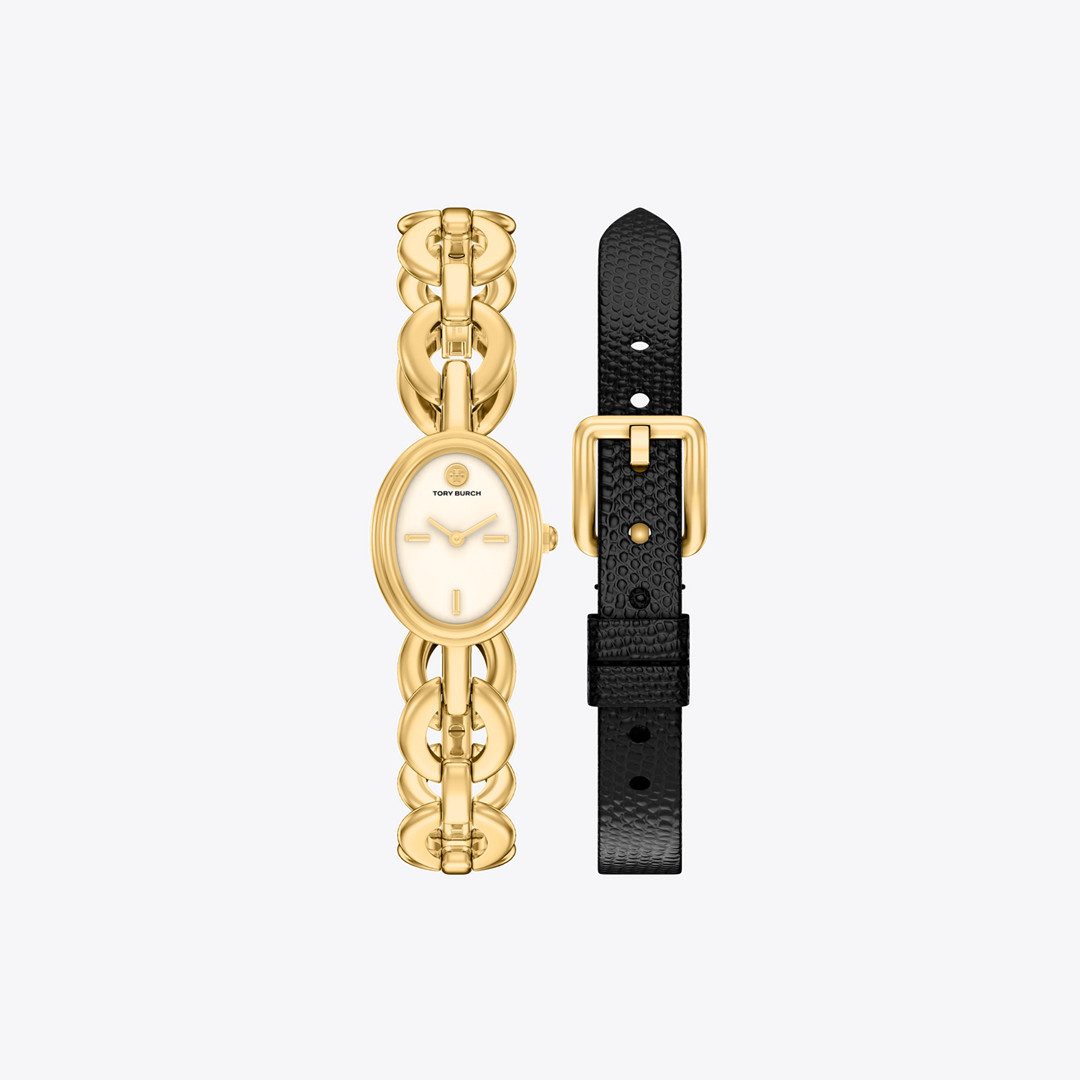 Tory Burch Small Oval Watch Gift Set | Tory Burch (US)