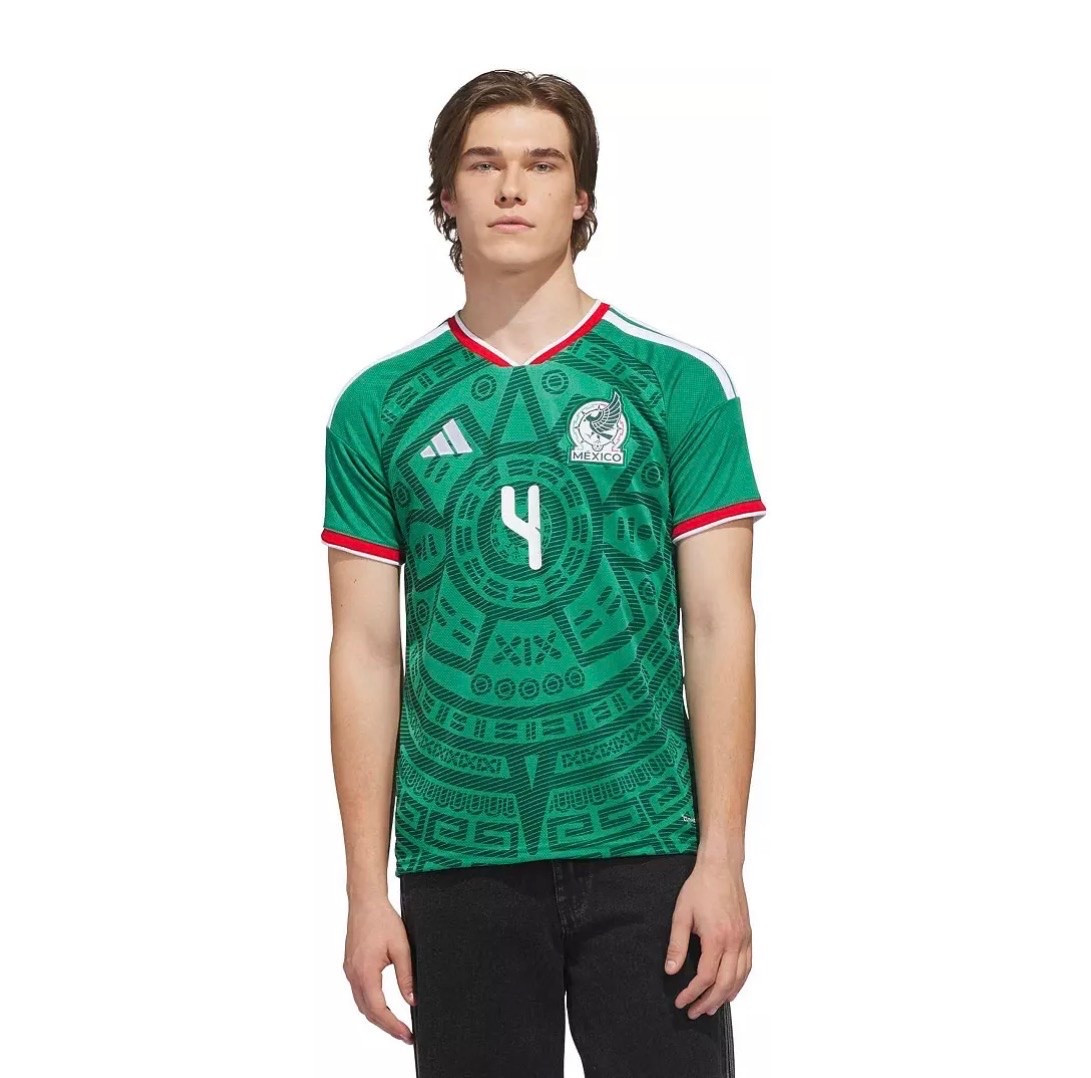 adidas Adult Mexico Edson Alvarez #4 2026 Home Replica Jersey