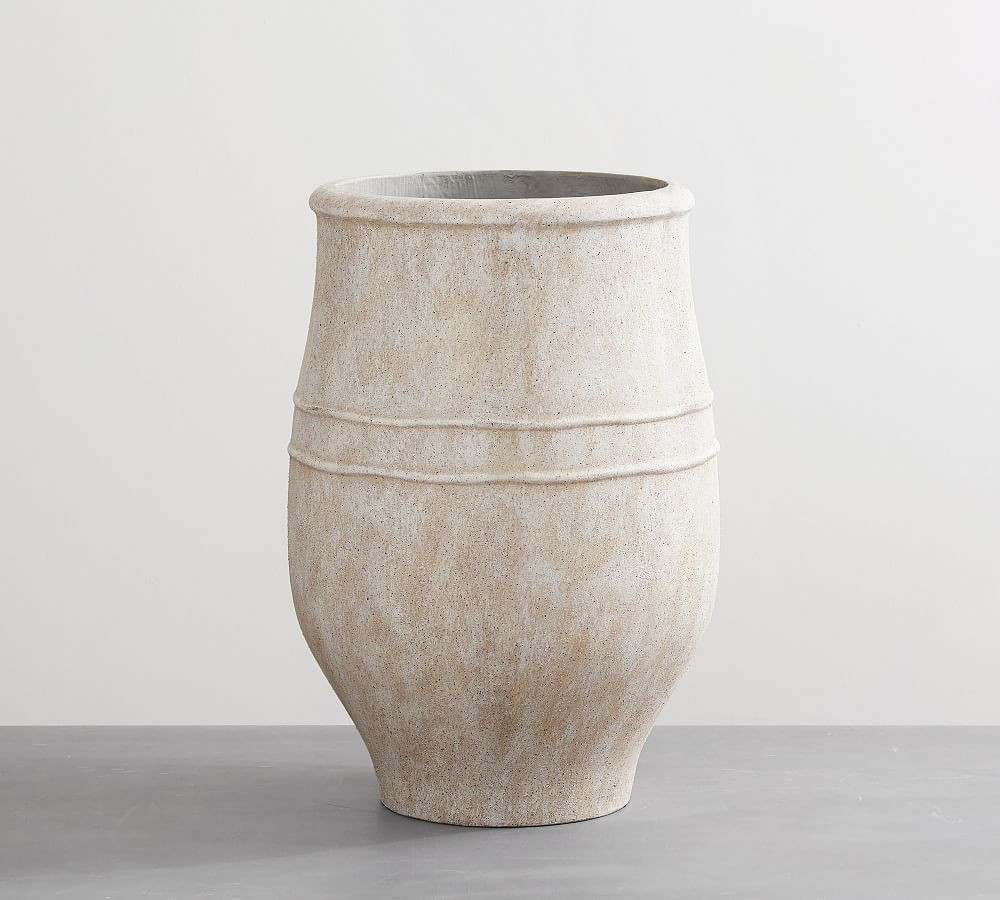 Sienna Ivory Planter, Tall | Pottery Barn (US)