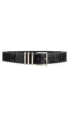 ANINE BING Andrea Belt in Patent Black from Revolve.com | Revolve Clothing (Global)