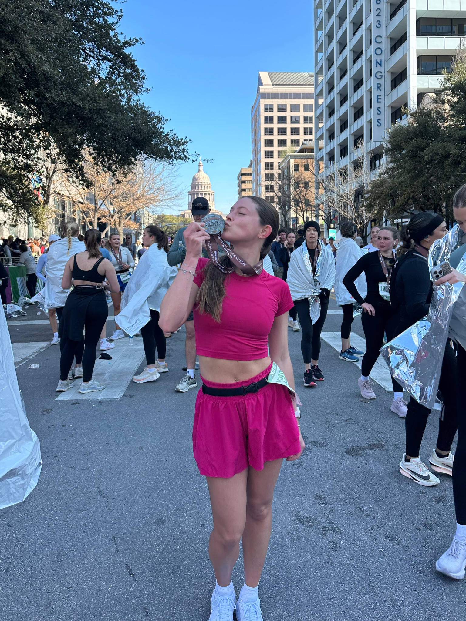 Race day outfit!!! 
Color: Passionate 
wearing size 4 on top and XS on bottom


#LTKMostLoved #LTKFitness #LTKActive