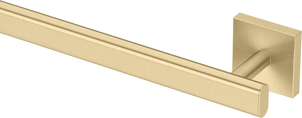 Gatco 4061 Elevate 18" Towel Bar, Brushed Brass | Amazon (US)