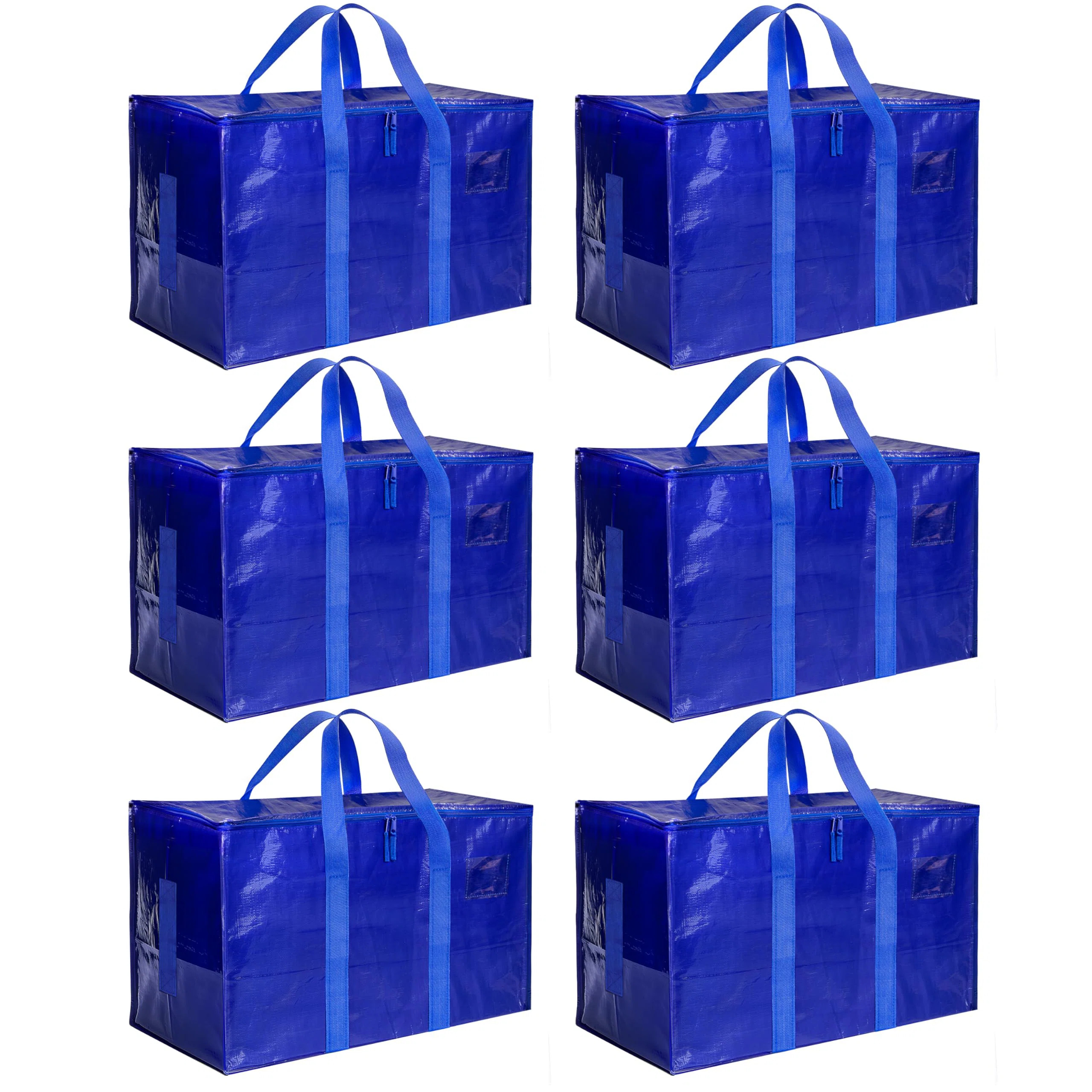 Large Moving Bags With Zippers & Handles, Moving Supplies With Lids, Heavy Duty Totes For Space S... | Wayfair North America