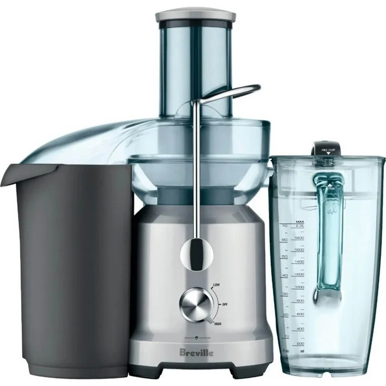 Breville Juice Fountain 2L 2-Speed Electric Juicer, White | Walmart (US)