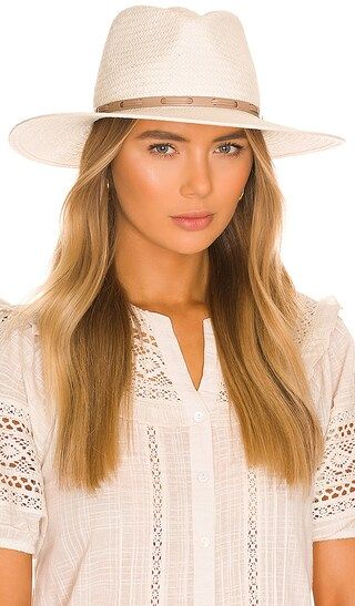 Lexie Packable Wide Brim Fedora in Ivory | Revolve Clothing (Global)