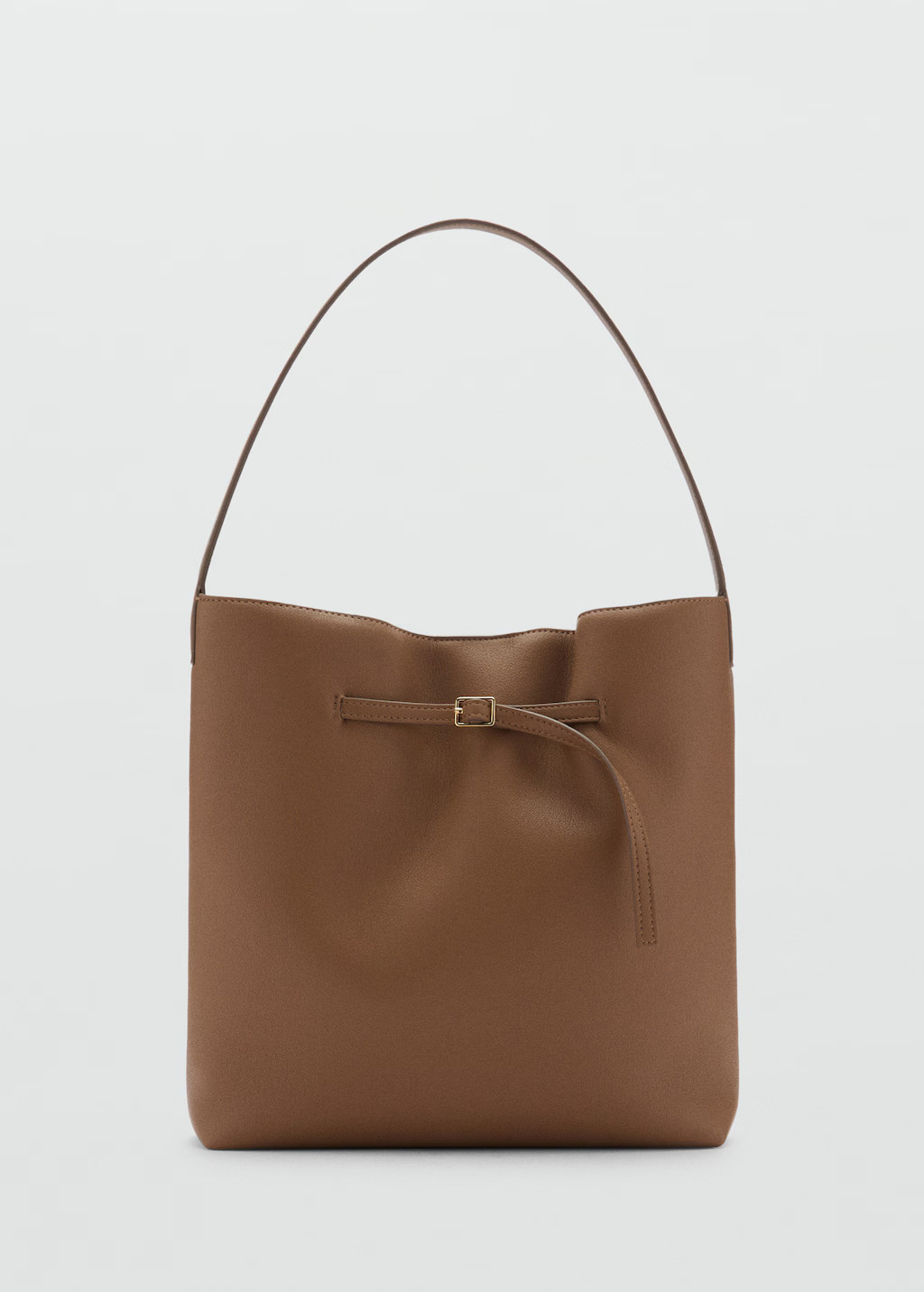 Bucket bag with buckle - Women | MANGO United Kingdom | MANGO (UK)