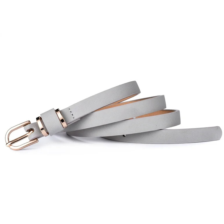 Beltox Women\u2019s Skinny Leather Grey Belt Waist or Hips Ornament Size 32 | Walmart (US)