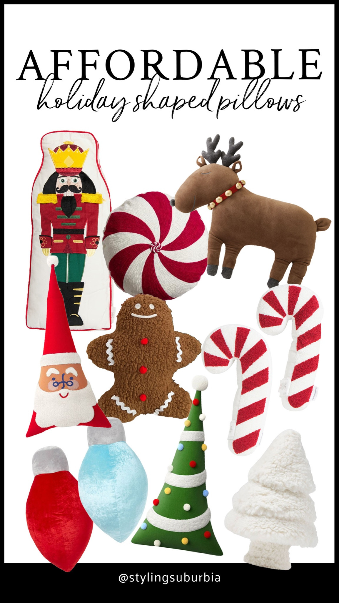 Christmas shaped pillows at affordable price points 🎄

Christmas Decor, Kids Christmas, Peppermint Pillow, Santa Pillow, Candy Cane Pillow, Living Room, Holiday Pillows, Throw Pillows, Playroom, Nursery, Kids Room  

#LTKSeasonal #LTKunder50 #LTKHoliday