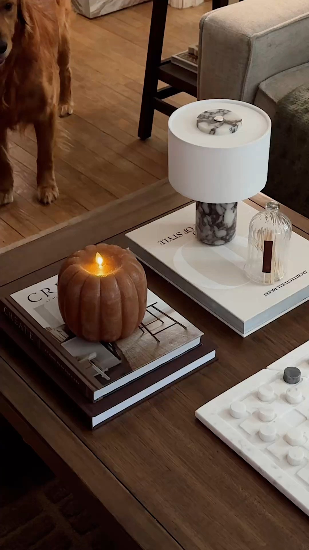 flameless pumpkin candles!! they come in 3 different sizes / colors - I bought all three! so cute for fall 🍂 


pumpkin candle, coffee table decor, fall home decor, crate and barrel @Crate & Barrel
