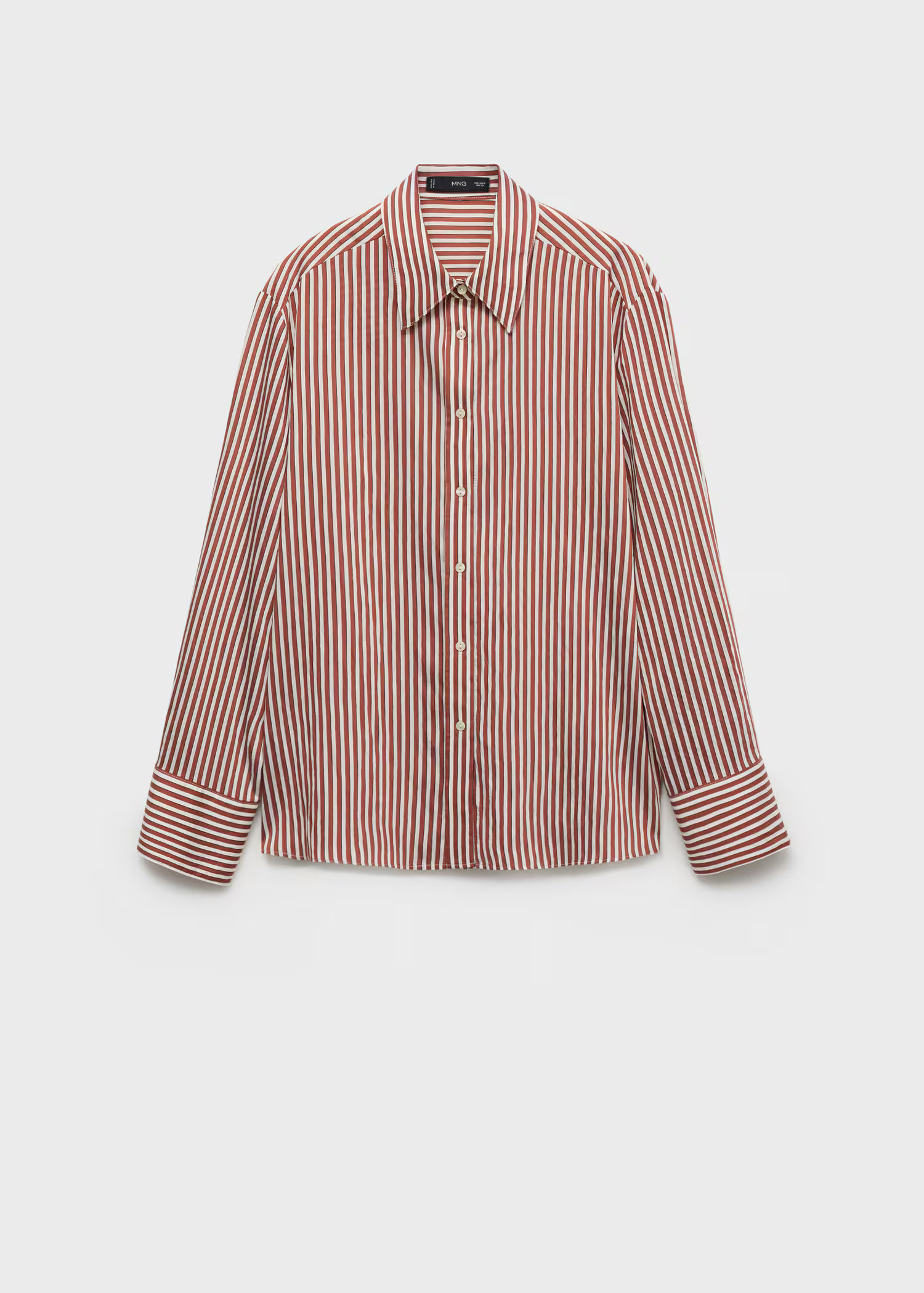 Striped straight shirt | Mango (US/MX/AU)
