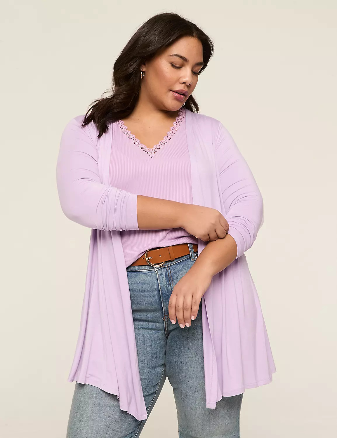 Open-Front Fit & Flare Overpiece | Lane Bryant (US)