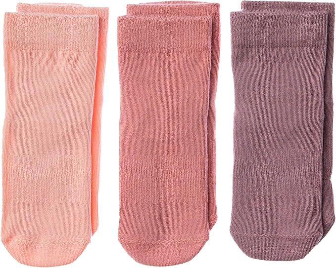 Squid Socks, Cami, girls bamboo socks that don’t come off - patent pending design, 3 pack, 0-3y... | Amazon (US)