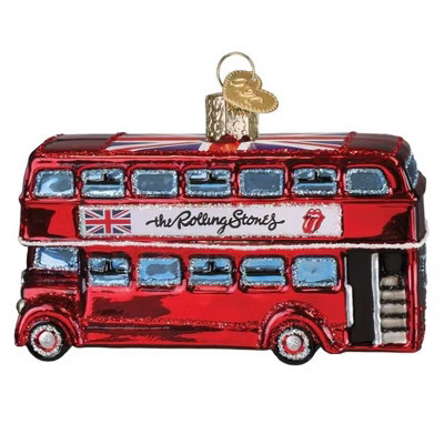 Old World Christmas Blown Glass Ornament for Christmas Tree, The Rolling Stones British Bus | Target