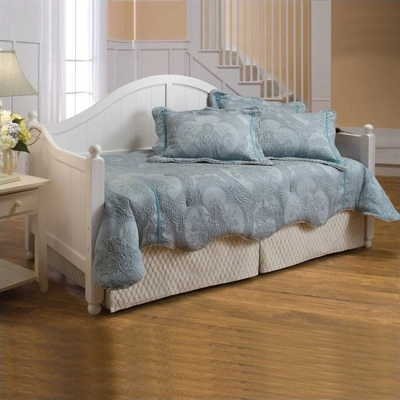 Hillsdale Furniture Augusta Wooden Twin Daybed with Trundle, White | Walmart (US)
