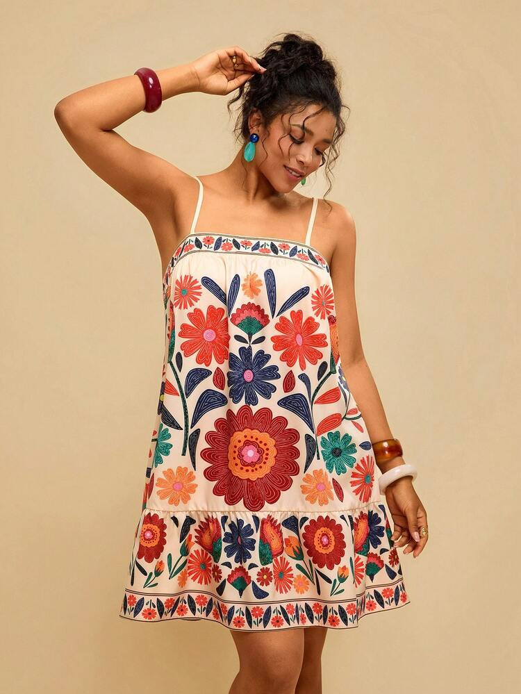 Cashal babydoll dress  | SHEIN