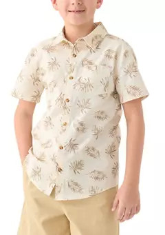 Boys 8-20 Printed Woven Shirt | Belk
