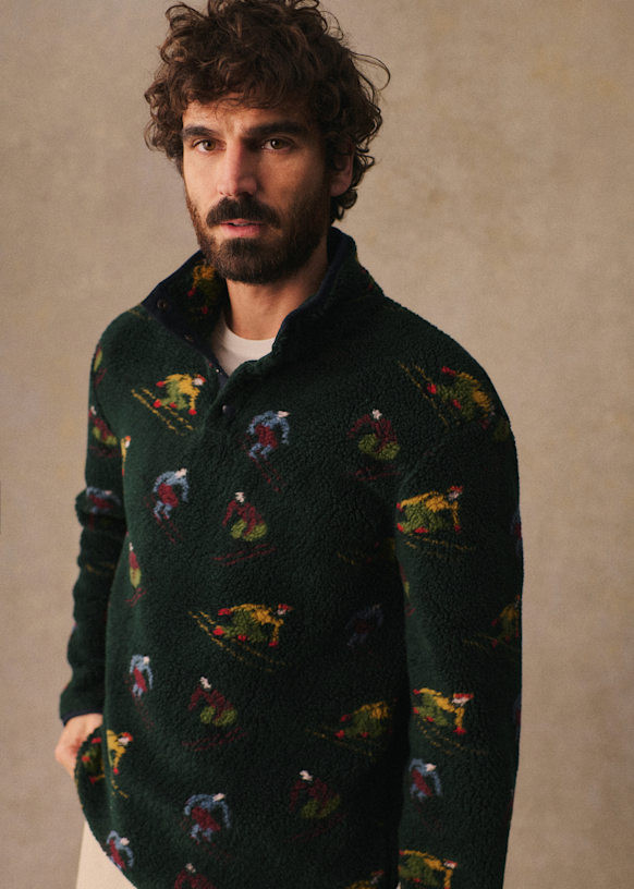 Tucker Motifs Fleece | Sezane Paris - US