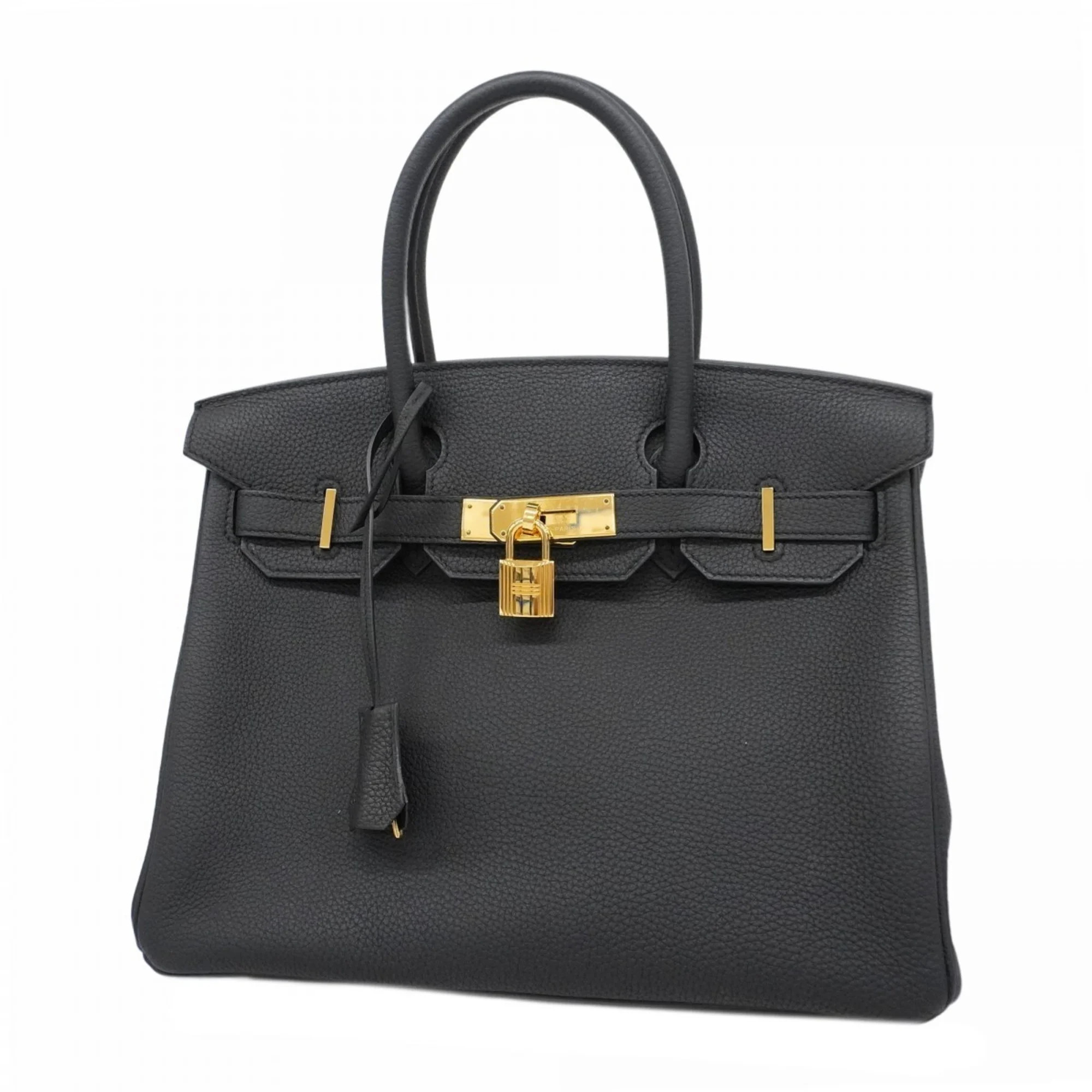Pre-Owned Hermes handbag Birkin 30 Togo black Y stamp ladies (Good) - Walmart.com | Walmart (US)