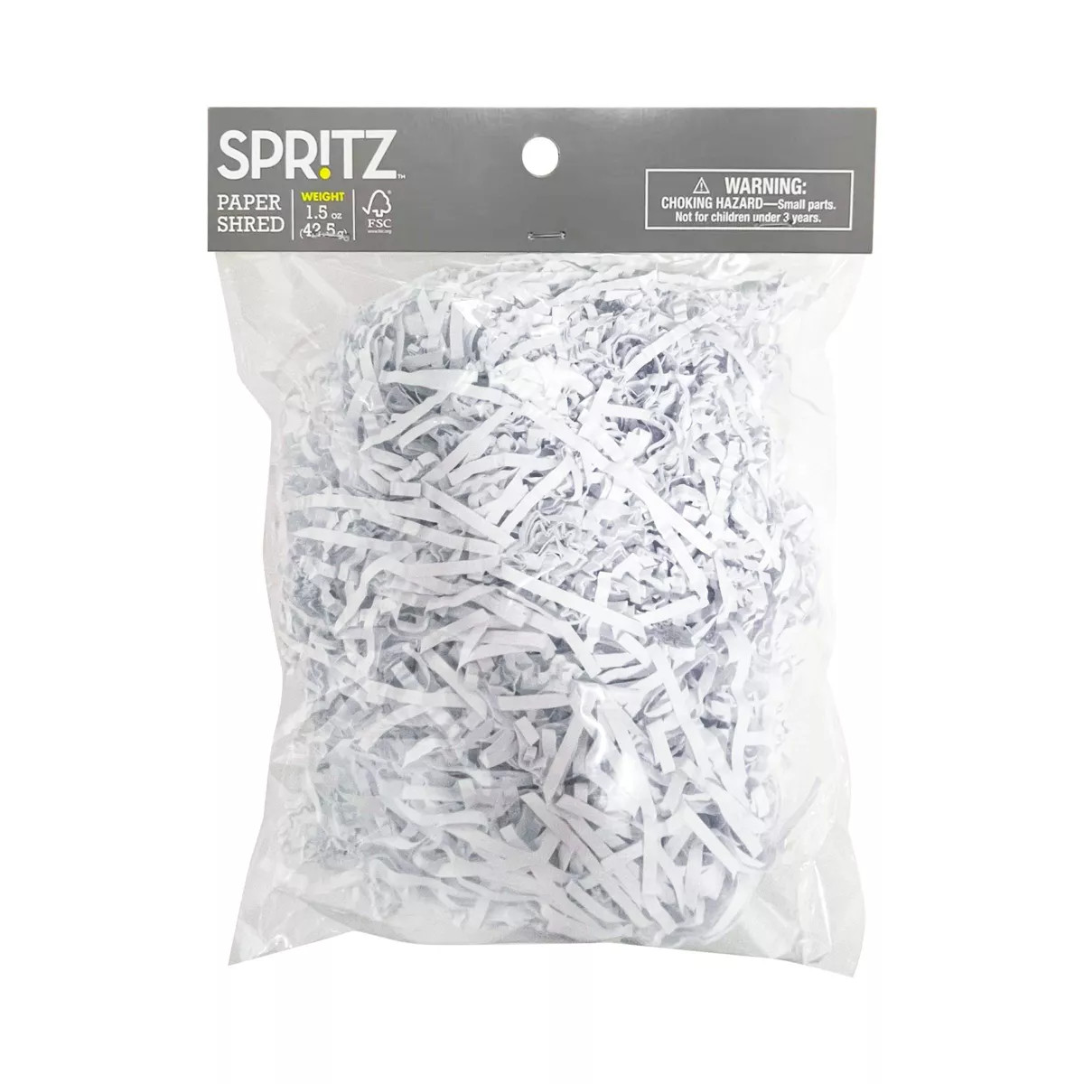 1.5oz Paper Shred Shredded Filler White - Spritz™ | Target